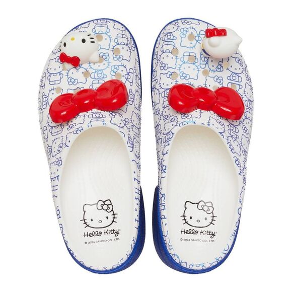 NIB Hello Kitty x Crocs Women's Size 12 Siren High Heel Clogs - Picture 2 of 5